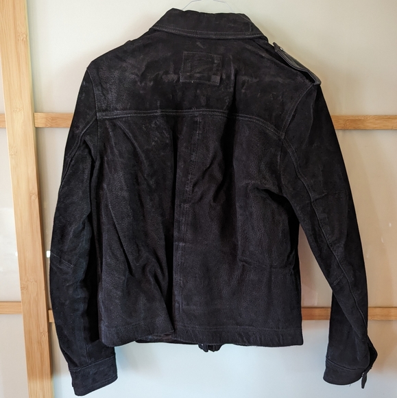 FOREVER 21 Real Leather Bomber Jacket Size M - Picture 2 of 5